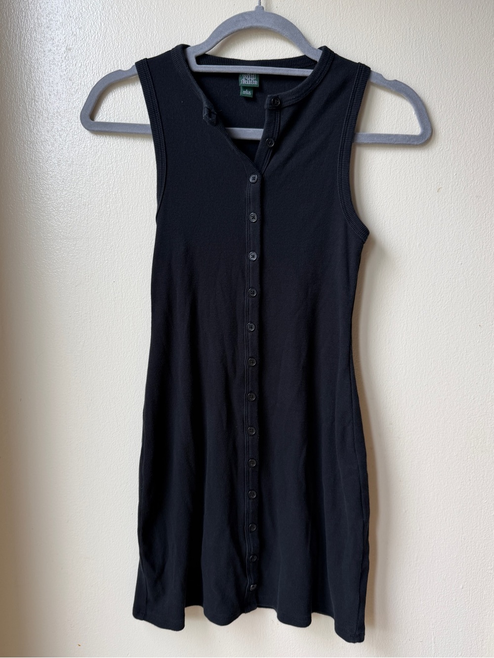 Wild Fable Black Button Down Dress